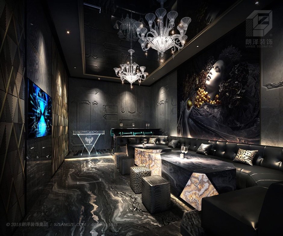 Клубный интерьер