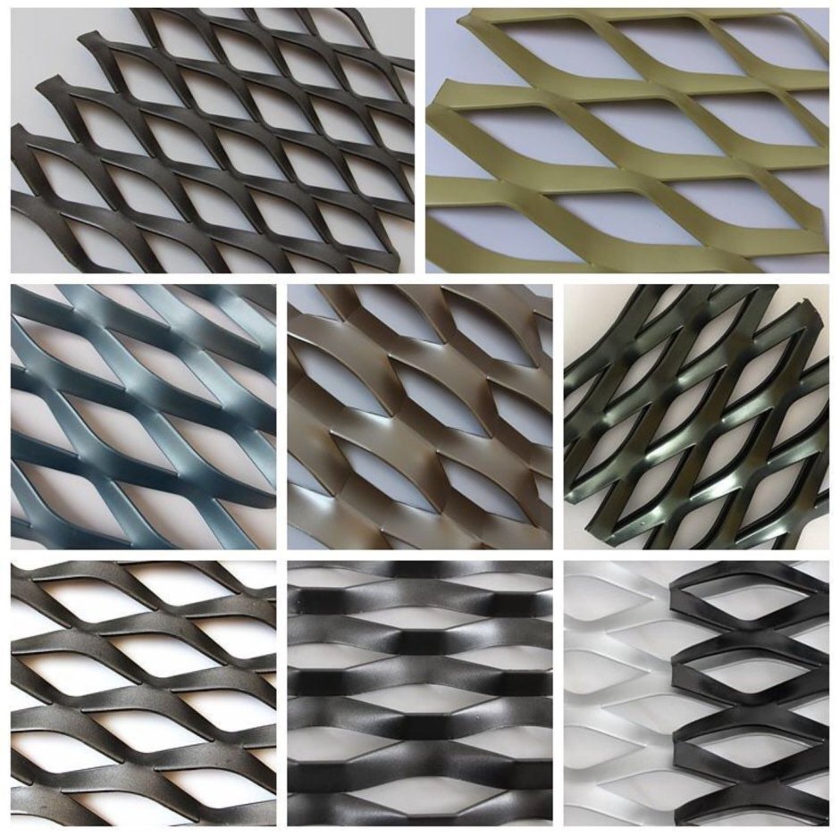 Лист сетчатый растянутый