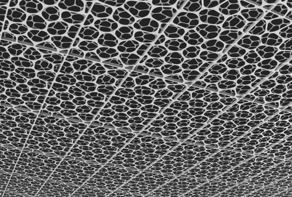 Золотая сетка на потолок