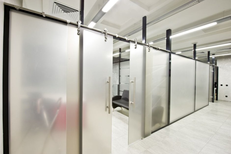 Перегородки цельностеклянные джамбо