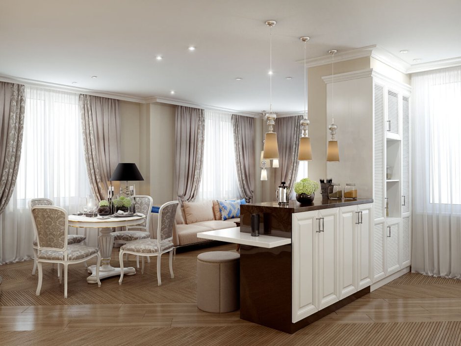 Ригель в интерьере