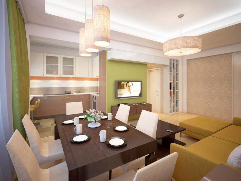 Ригель в интерьере