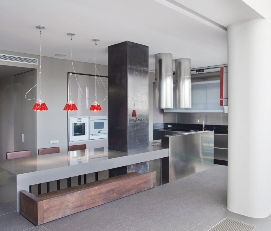 Контемпорари стиль в интерьере кухни