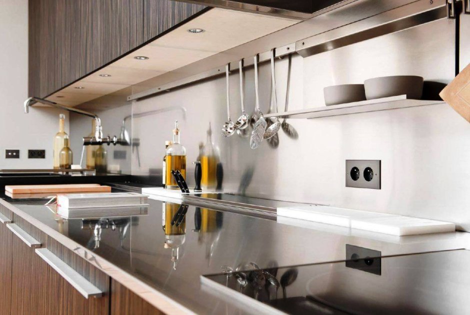 Рейлинг угловой на кухню