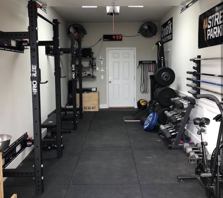 Тренажеры в гараже