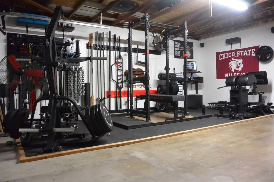 Спортзал в гараже