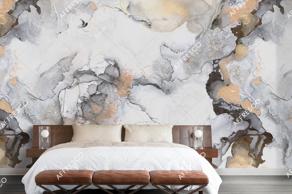 Спальня в светлых тонах