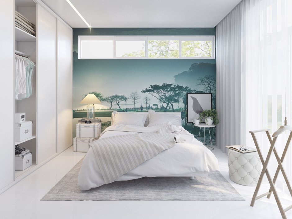 Фреска в спальню современные трендовые