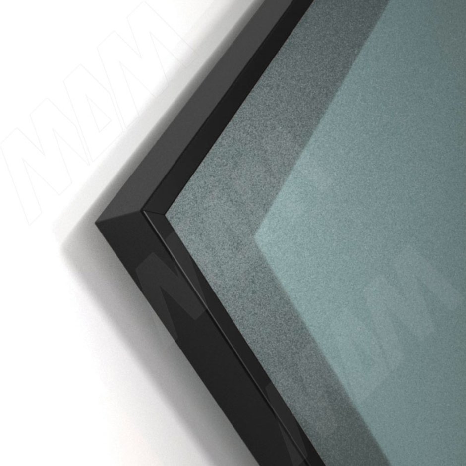 Integro профиль рамочный узкий, 19х20х19, бронза, l-6000