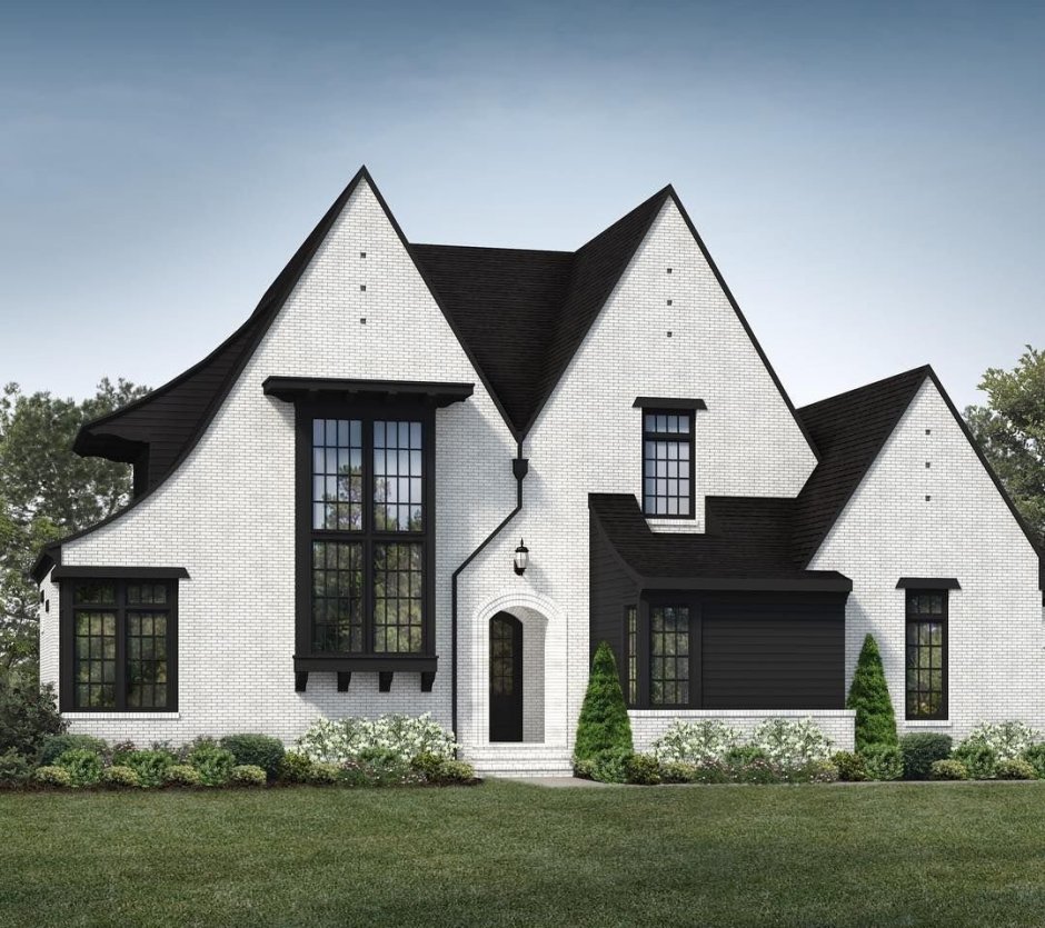 Дом с черными окнами