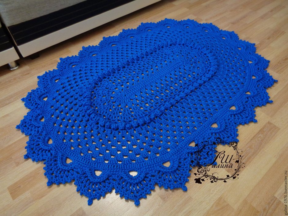 Вязаные коврики МК