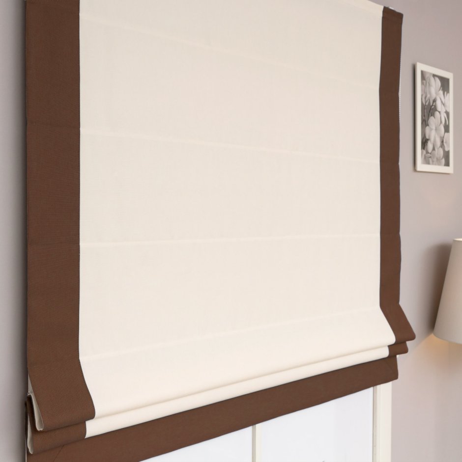 Римские шторы с кантом