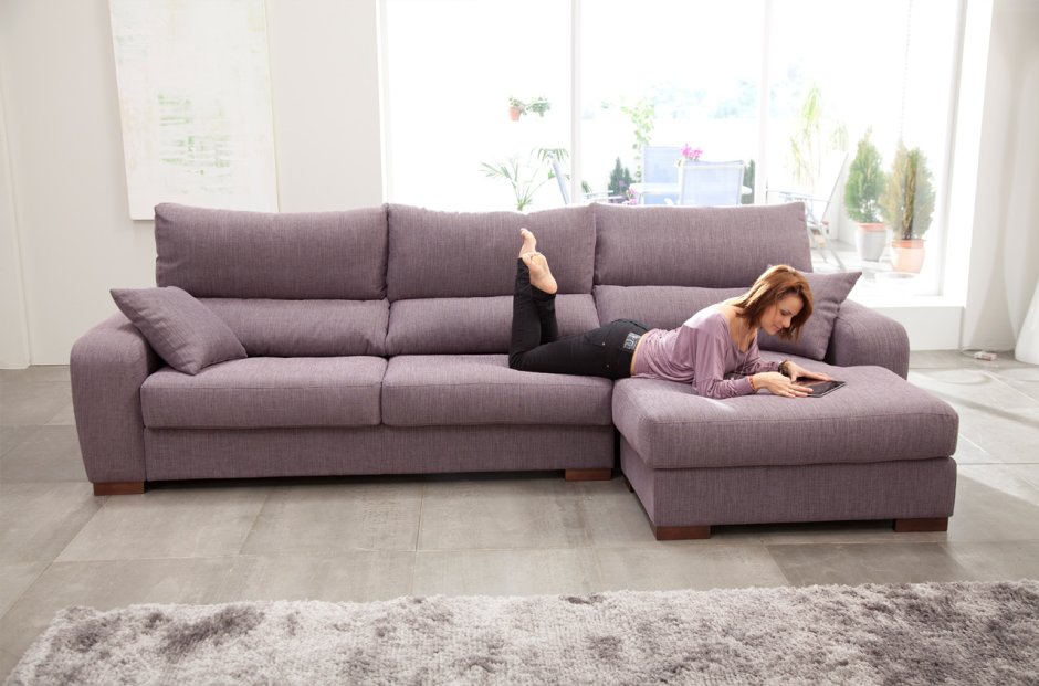 Угловой диван пыльная роза