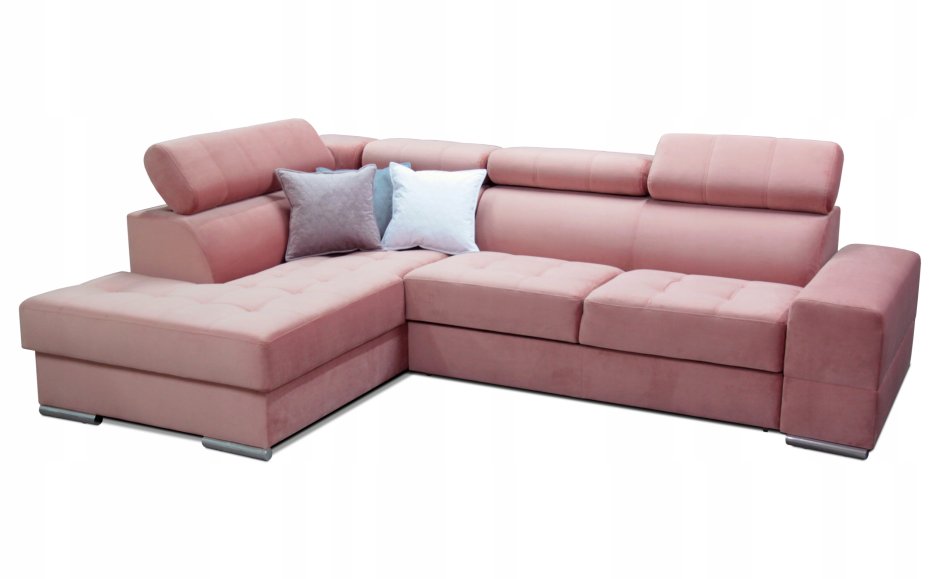 Пыльно розовый диван