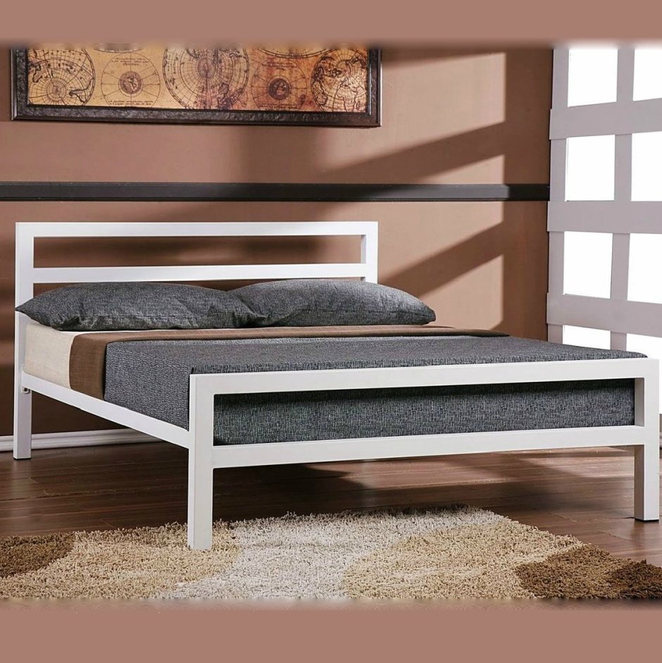 Кровать двуспальная лофт