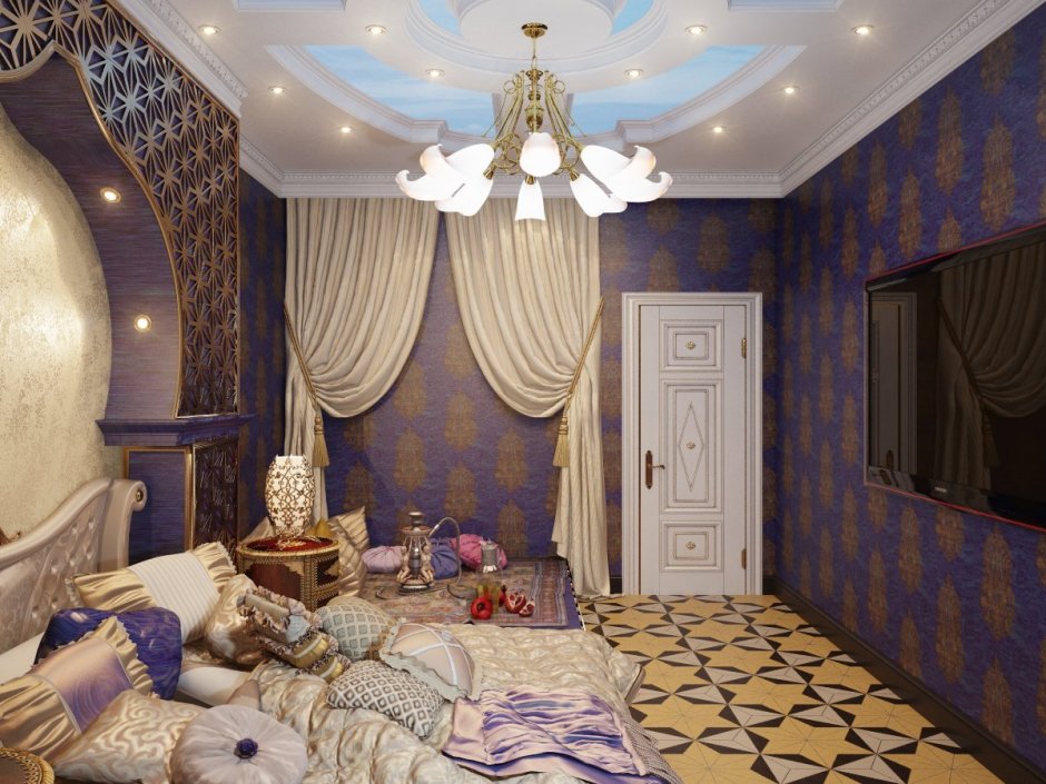 Потолок в Восточном стиле