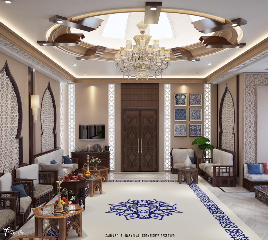 Потолок в Восточном стиле