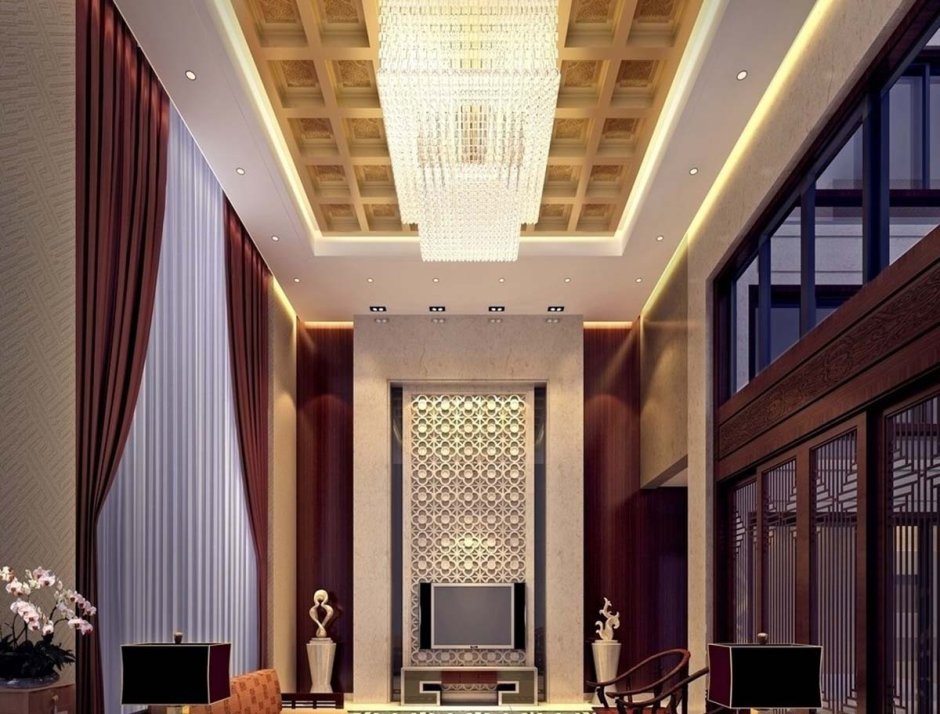 Потолок в стиле ар деко