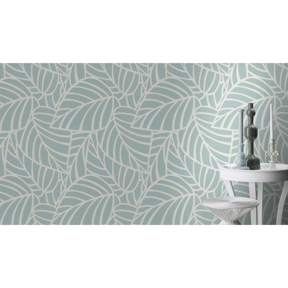 Обои флизелиновые Rasch selection Vinyl Vlies синие 0.53 м 603606