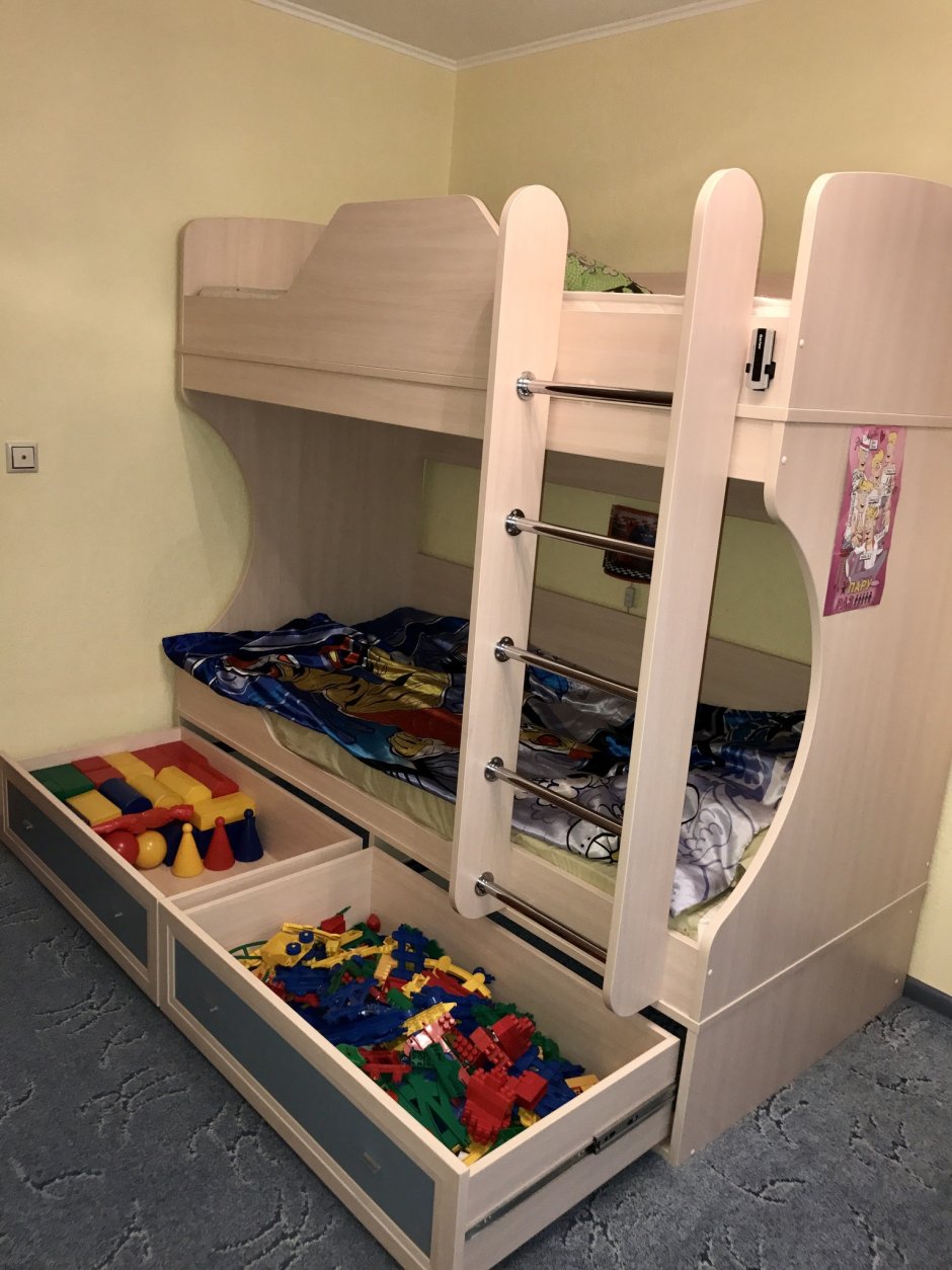 Двухъярусная кровать лазурит Герда