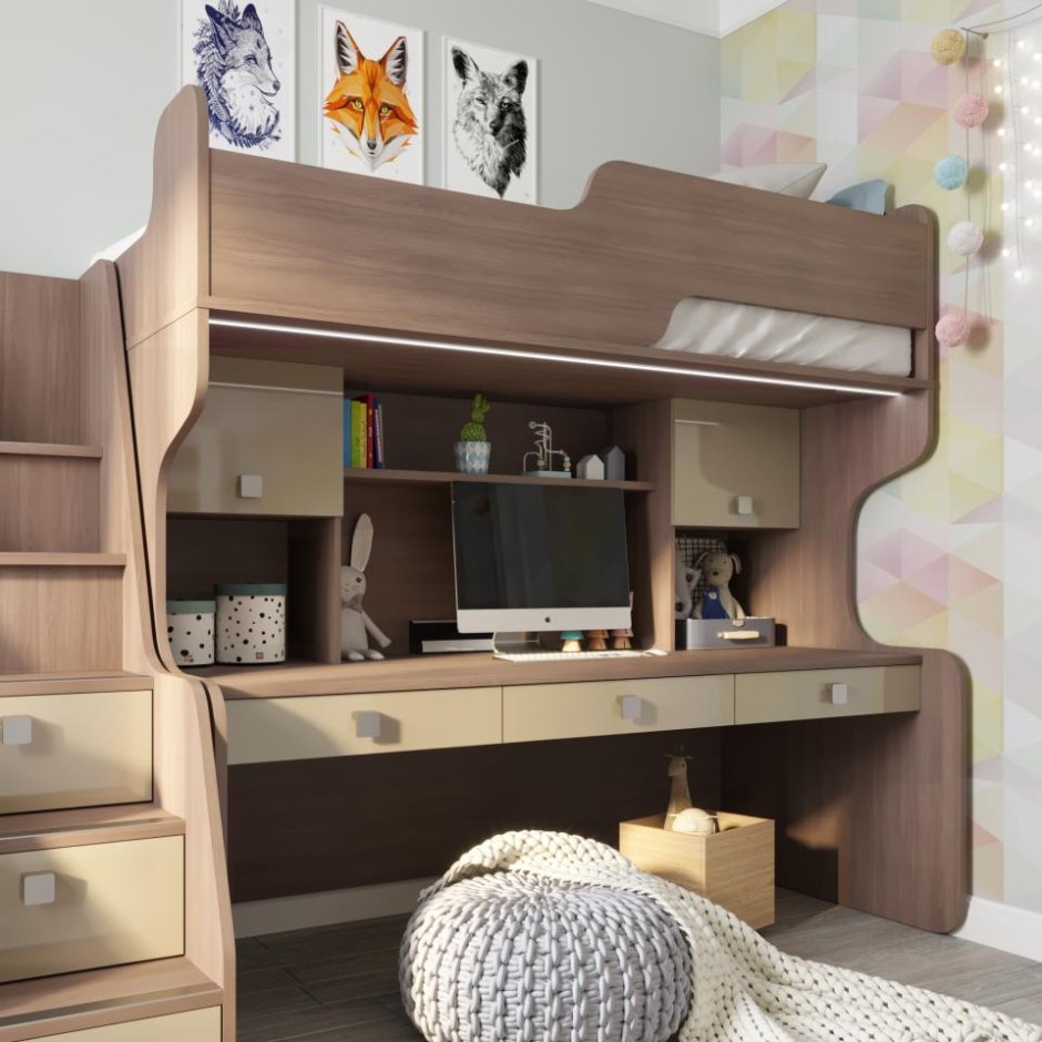 Кровать Теана лазурит