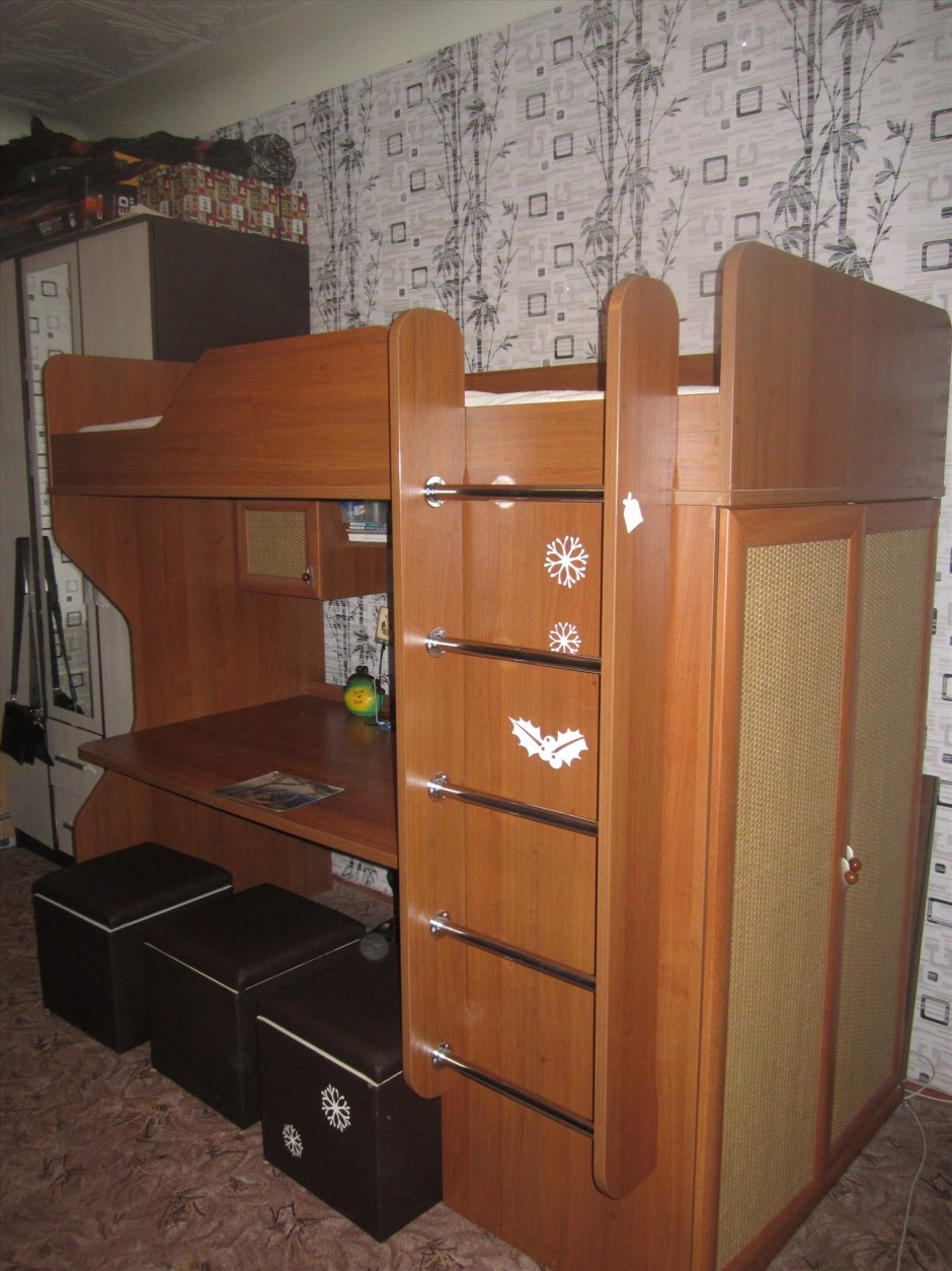 Двухъярусная кровать для детей 180х80