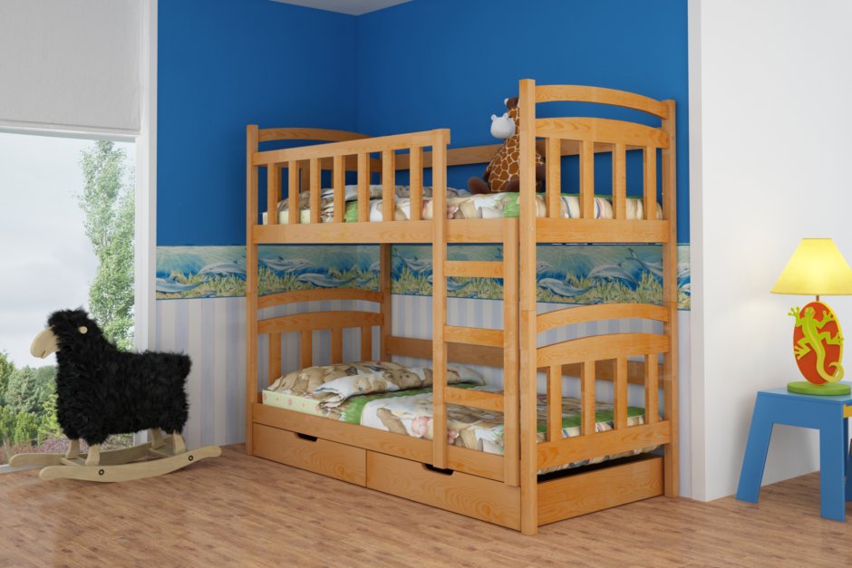 Детские двухэтажные кровати
