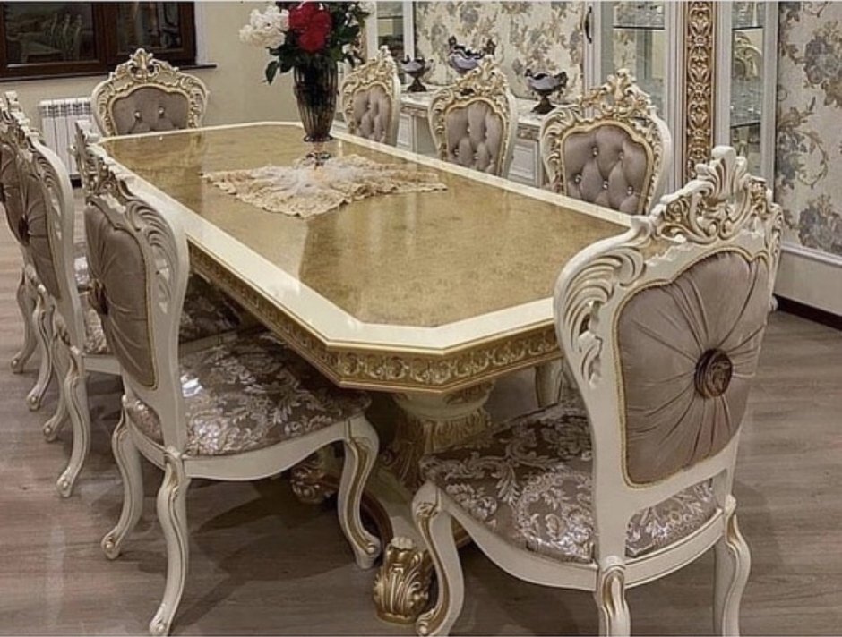 Кухня угловая Неоклассика беж