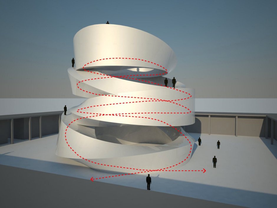 Лента Мёбиуса в архитектуре