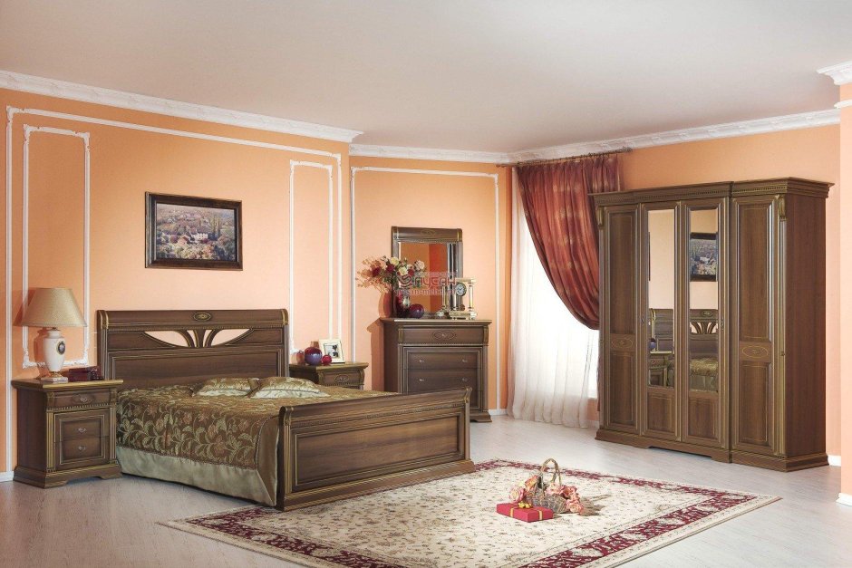Спальный гарнитур Орхидея-32 мебель Черноземья