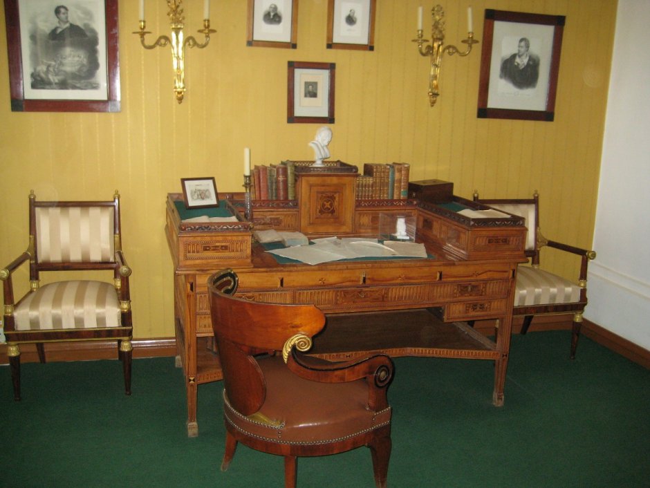 Кабинет Лермонтова в Тарханах