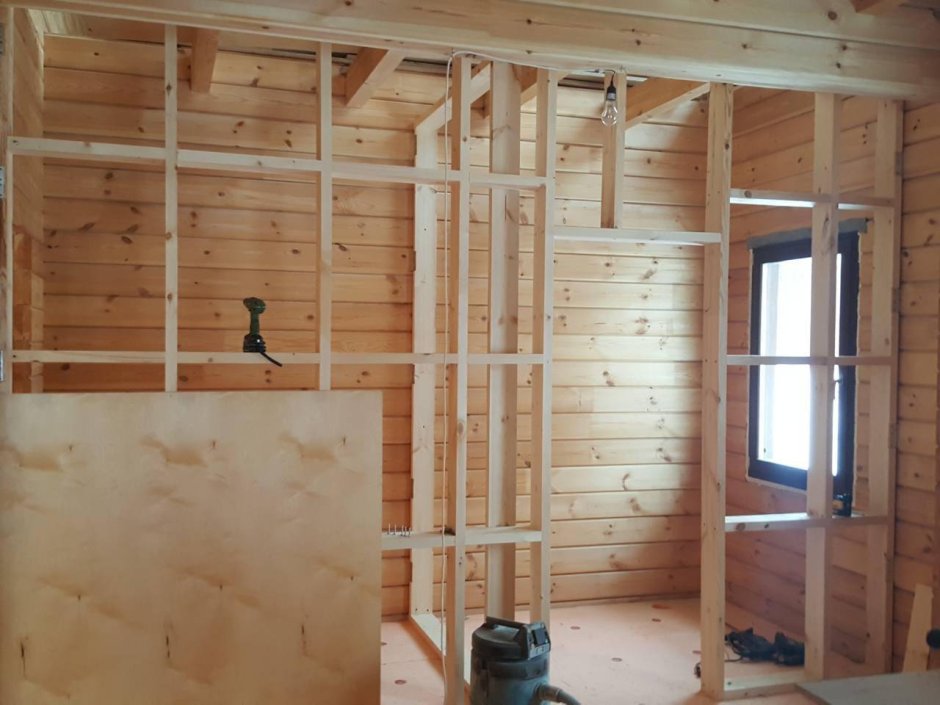 Усадочный крепеж для каркасных перегородок