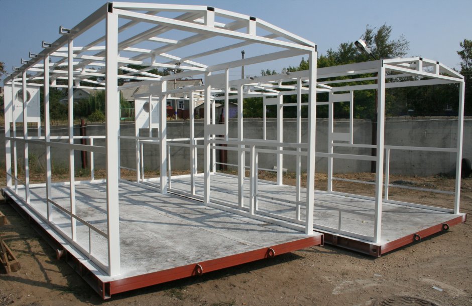 Каркас бытовки из металла