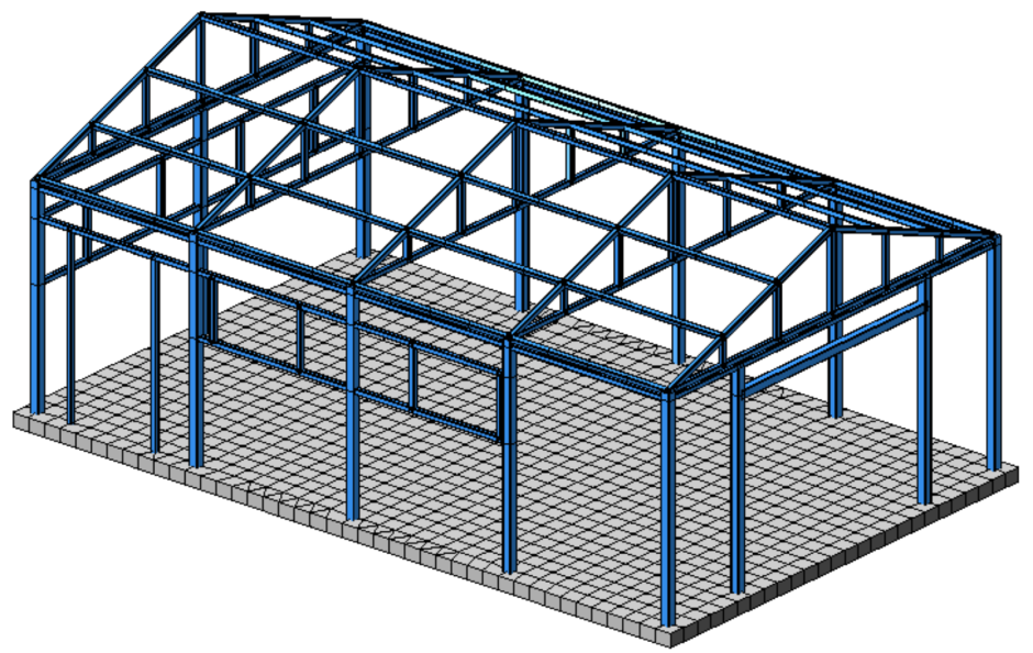 Каркас гаража 4х6 труба 60мм