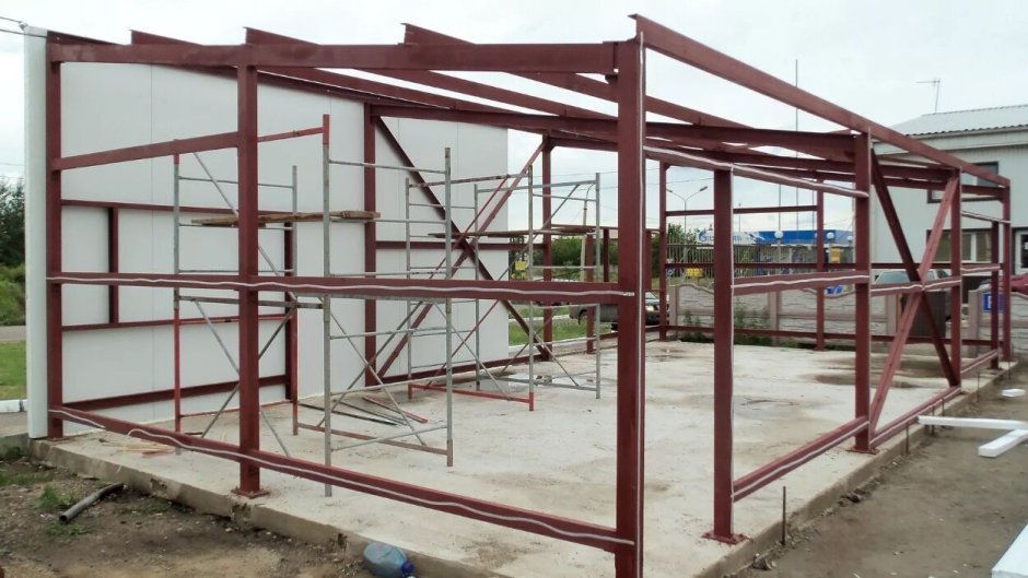Металлокаркас Ангара под сэндвич панели
