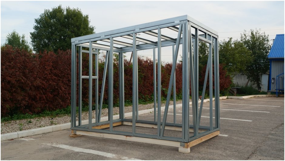 Комплект профилей ЛСТК для хозблока 3000х2100х2700 мм продом 60 (49 шт)