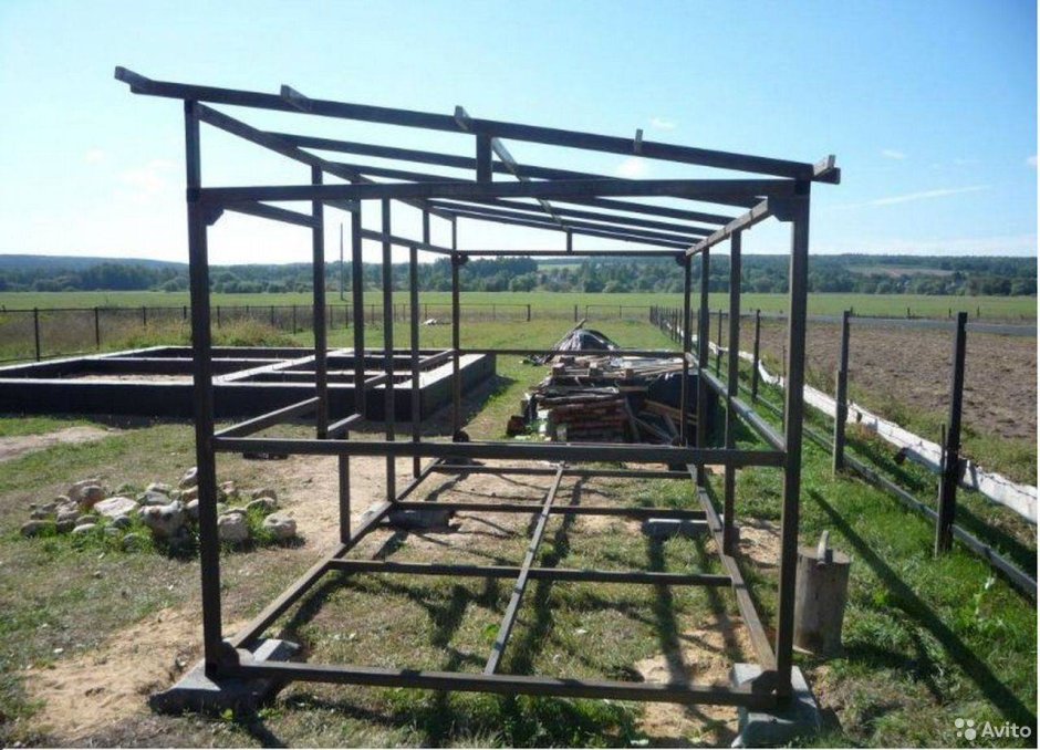 Бытовка из уголка 50х50х5