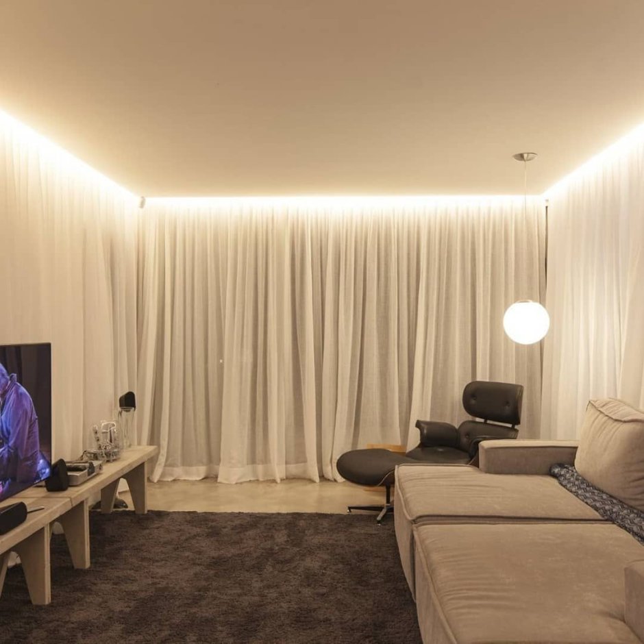 Рассеянное освещение в интерьере