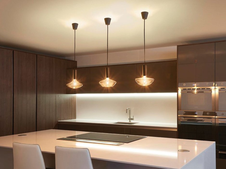 Освещение для кухни на потолок