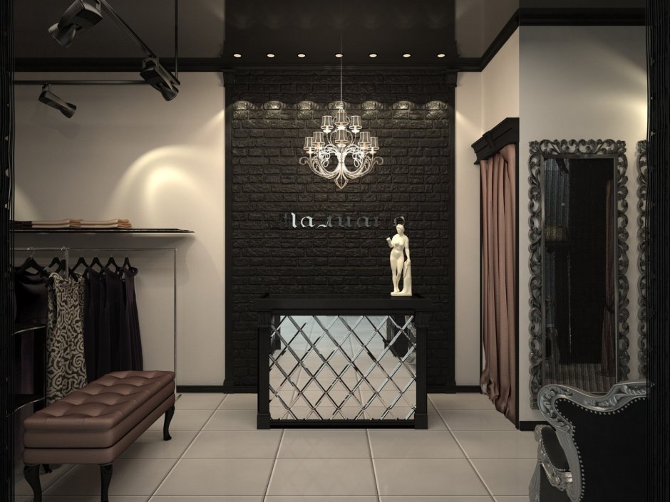 Интерьер бутика в стиле арт деко