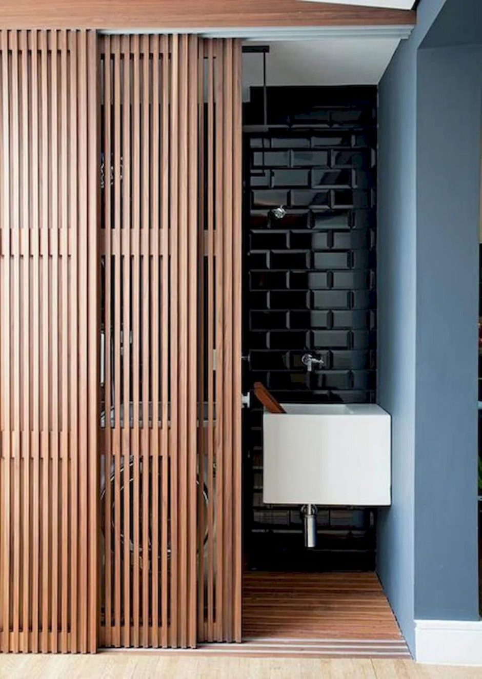 МДФ панель "вертикальные рейки" h2530