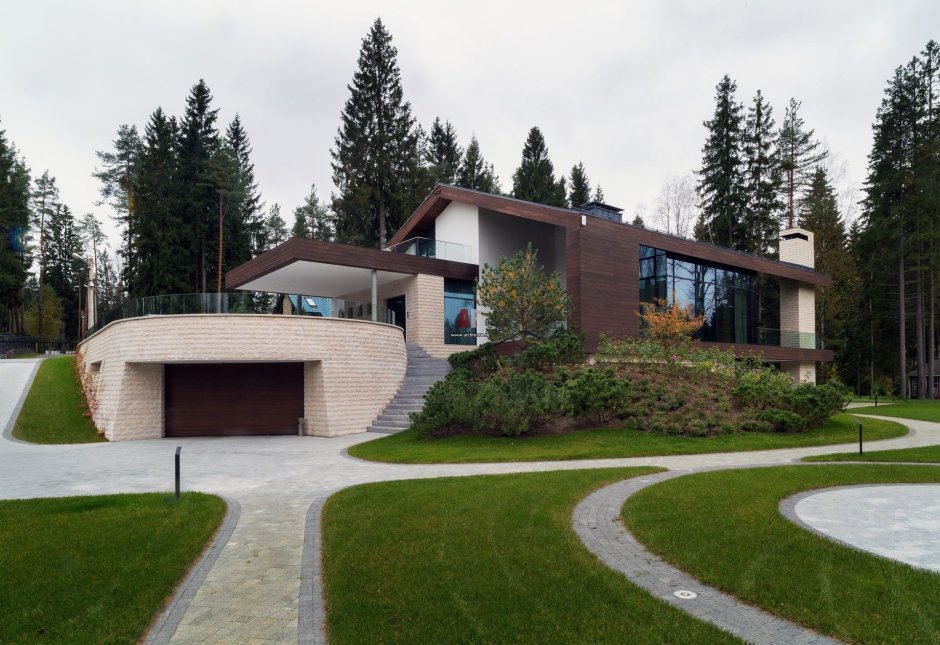 Ландшафт Средиземноморский стиль патио