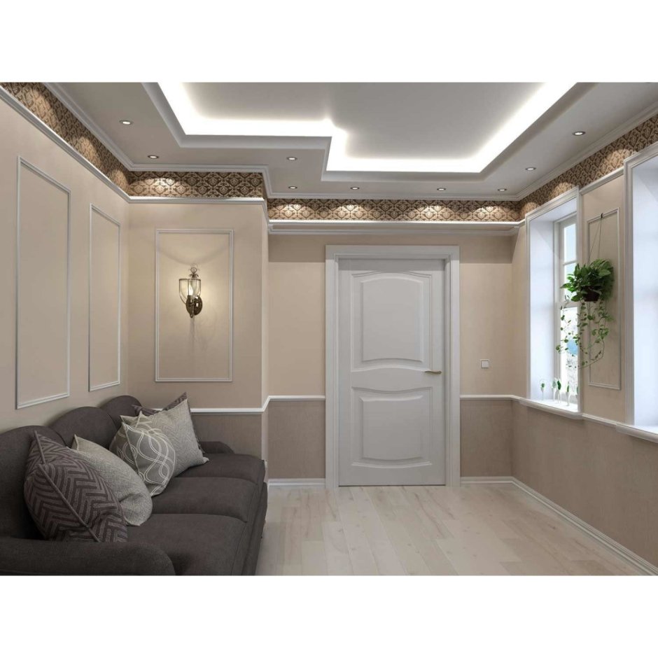 ЭКОПОЛИМЕР плинтус потолочный