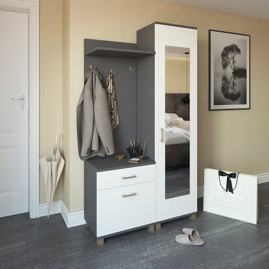 Прихожая Милан #80294181прихожая Агава 6 Анкор белый прихожая Вентура