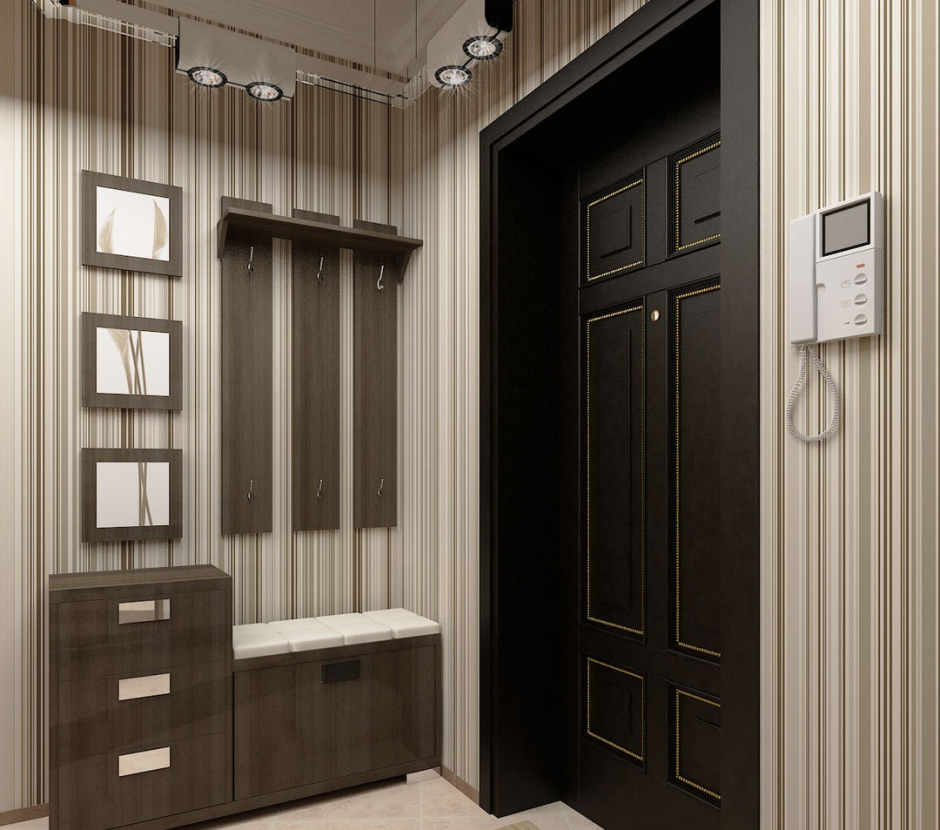 Интерьер маленькой прихожей