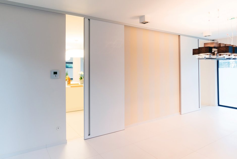 Сдвижная дверь в потолок