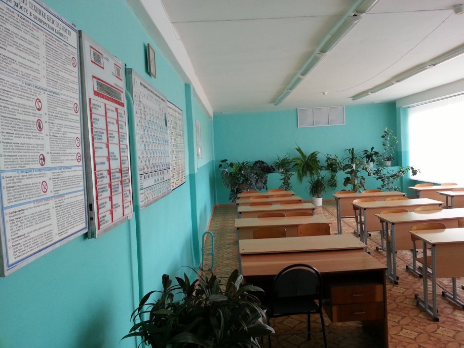 Декор кабинета химии