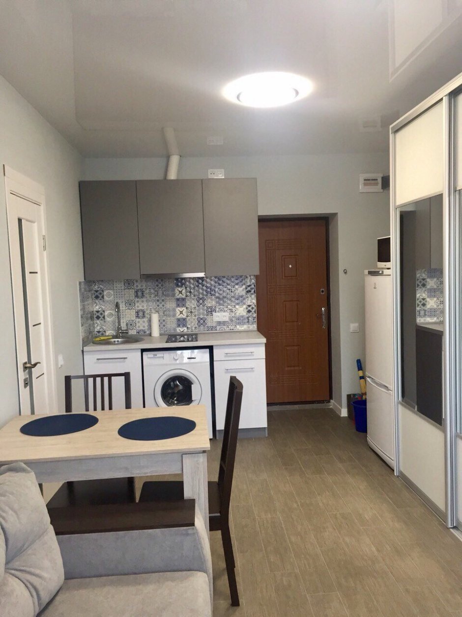 Кухня в комнате в общежитии