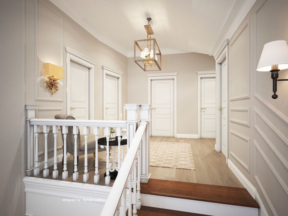 Лестница в стиле Неоклассика