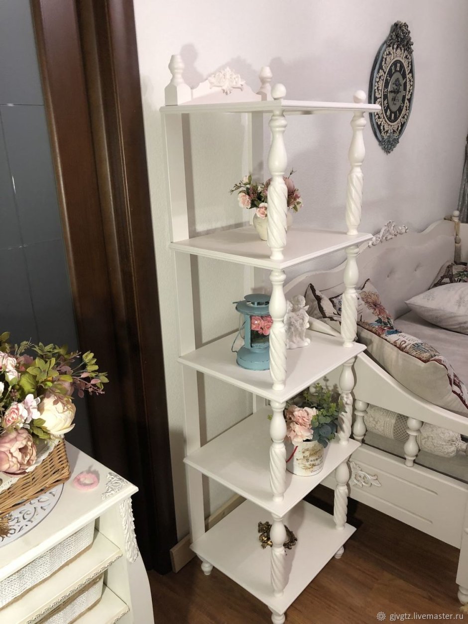 Стеллаж 700 600 1700 стиль Прованс